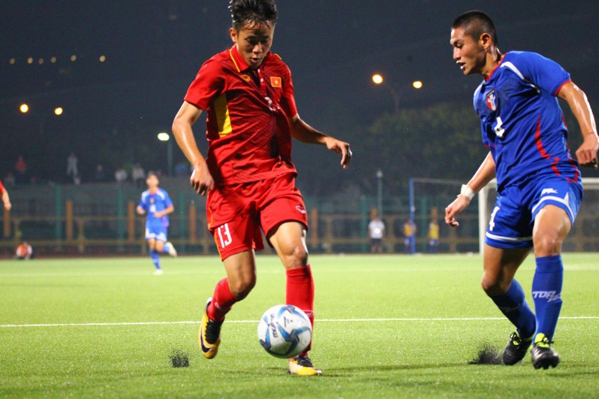 ▲亞足聯U-19錦標資格賽第二日賽事，中華隊以1:2惜敗越南。（圖／中華足球協會提供）