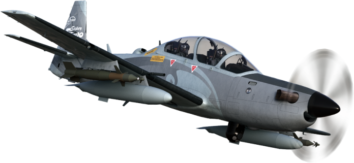 ▲巴西航空工業公司(Embraer)研製的A-29(又稱為EMB-314)，除能夠掛載武器成為攻擊機外，更因為每小時任務成本僅1000美元，獲得許多國防預算有限的國家青睞，成為空對地攻擊主力。（圖／翻攝自Embraer）