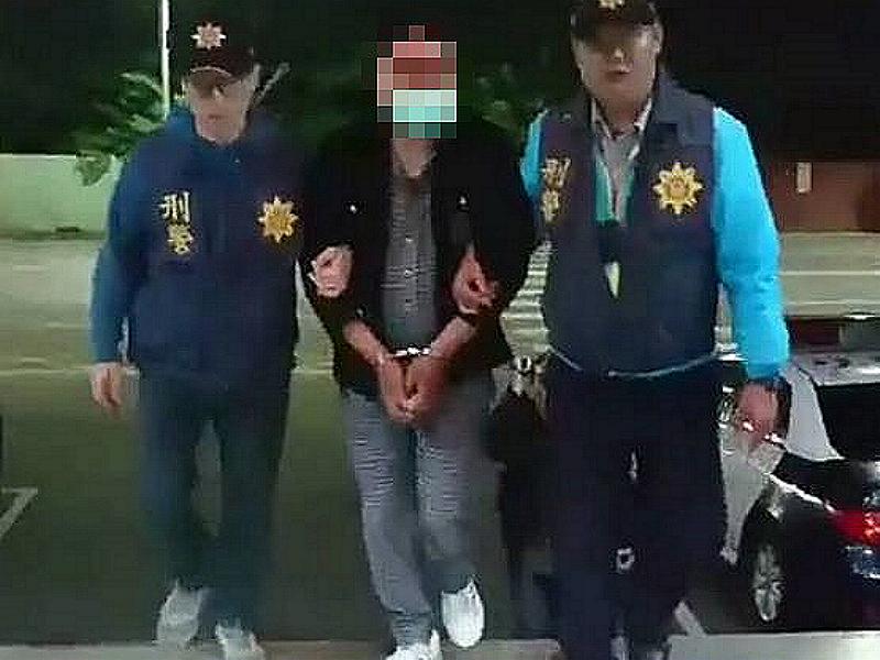 ▲警方從莊嫌南投家中將其拘提到案。（圖／記者郭政隆翻拍）