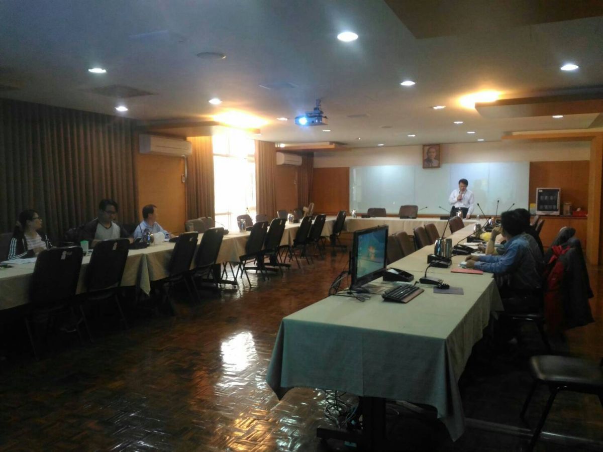 ▲在簡報中盛炳淞指出愛護、防護及保護三個面向也可以運用到森林保護工作。（圖／記者郭政隆翻拍）