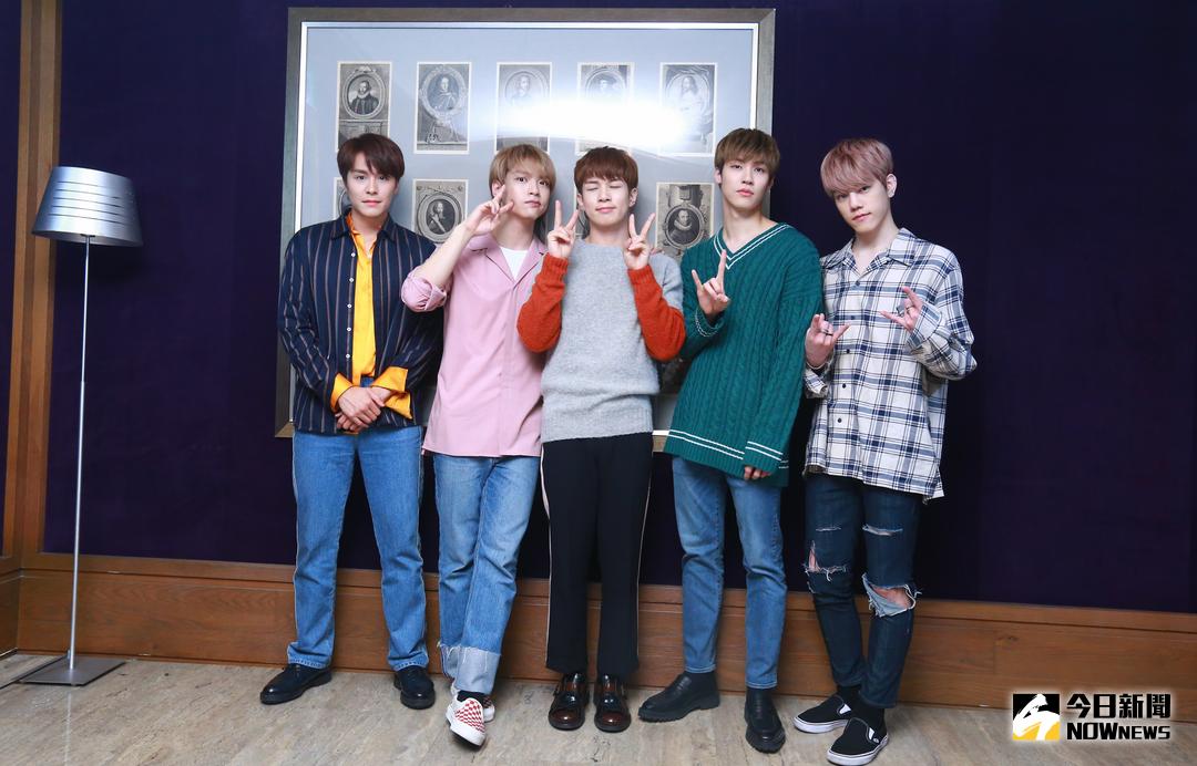 ▲南韓男團 N.Flying。（圖／記者葉政勳攝 , 2017.12.29）