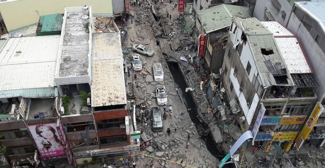 ▲2014年高雄氣爆現場，現場滿目瘡痍。（圖／NOWnews資料照）