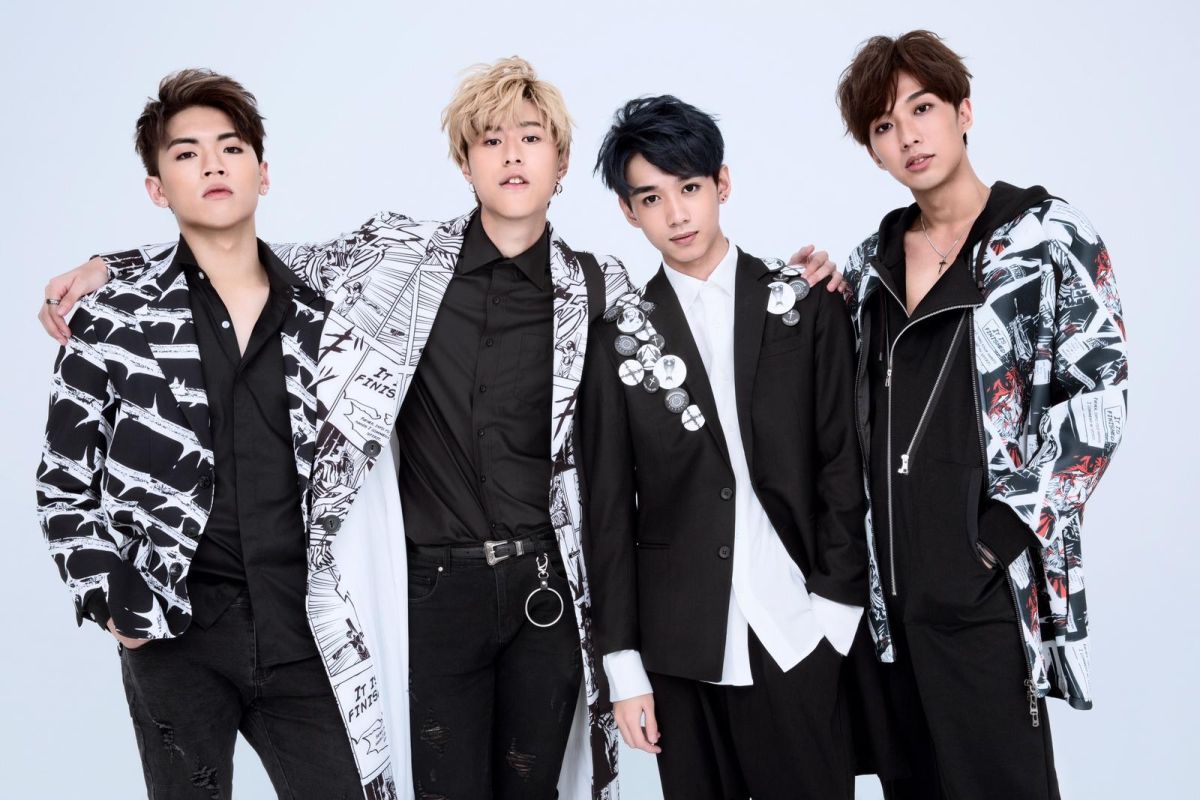 ▲「A-TEAM」由龔言脩、英承晞、李宇平、高興組成。（圖／年代提供，2017.12.27）