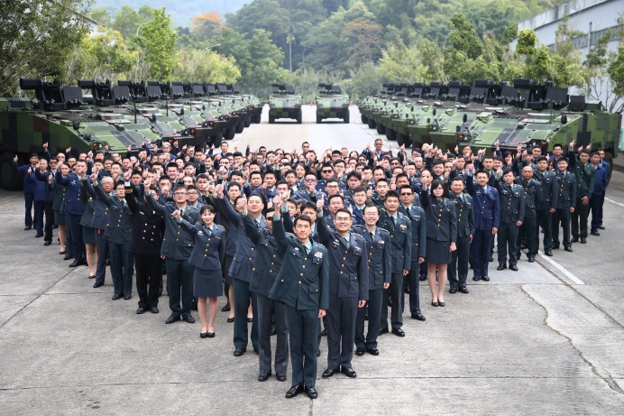 ▲ 軍備局第209廠25日舉行建廠5週年慶祝活動，展現國防自主豐碩成果。（軍聞社記者李一豪攝）