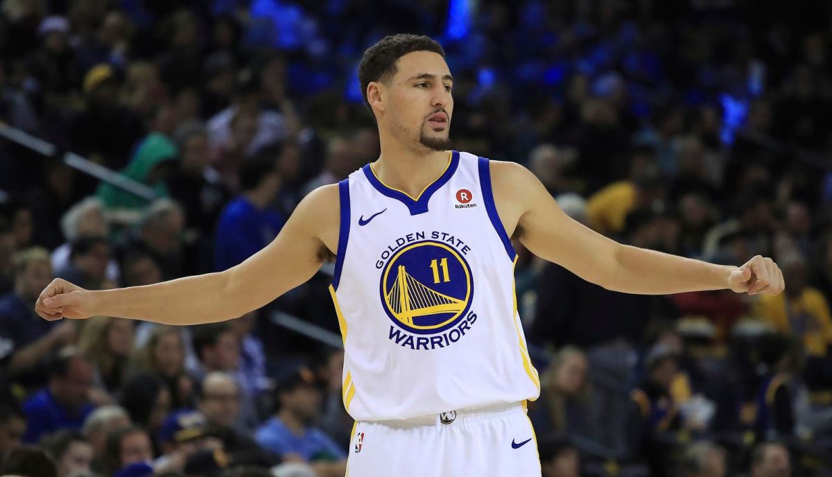 ▲勇士球星Klay Thompson選11號的原因充滿巧合。（圖／美聯社／達志影像）