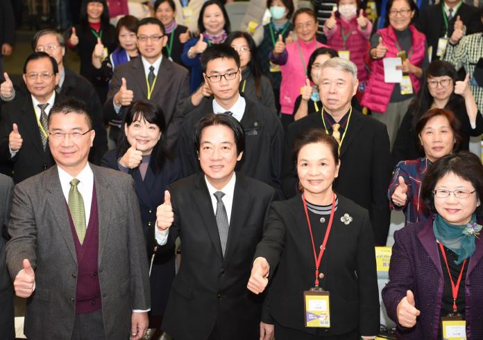 ▲行政院長賴清德出席2017年教育基金會年會「擁抱 AI教育共好」活動。（圖／行政院提供）