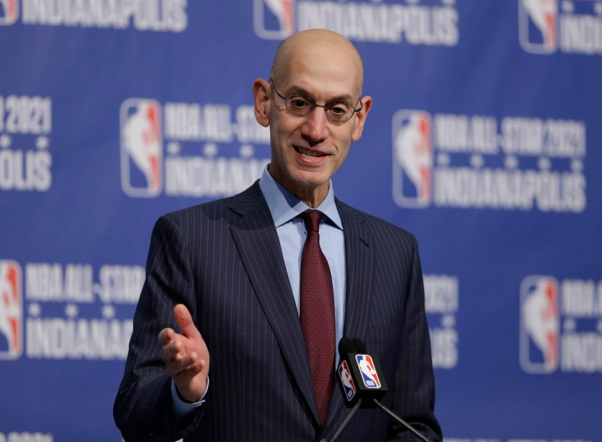 ▲NBA總裁Adam Silver。（圖／美聯社／達志影像）