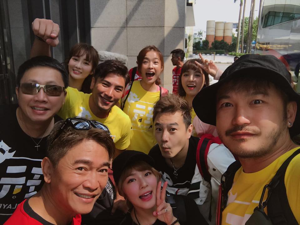 ▲吳宗憲在臉書貼出之前錄影的照片，向小嫻打氣。（圖／翻攝自臉書 , 2017.12.14）