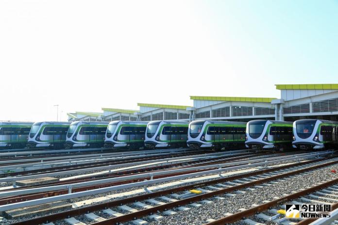 ▲台中捷運18列綠線電聯車11月提前交車。（圖／市政府提供 , 2017.12.14）