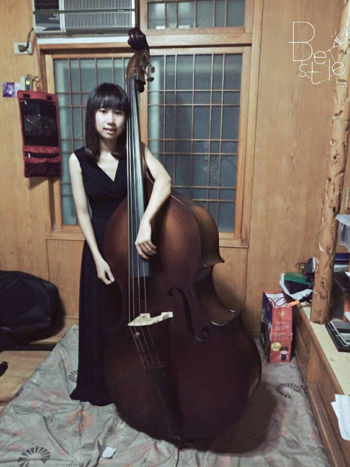 國中生陳雅婷鍾情低音提琴　琴藝獲讚賞
