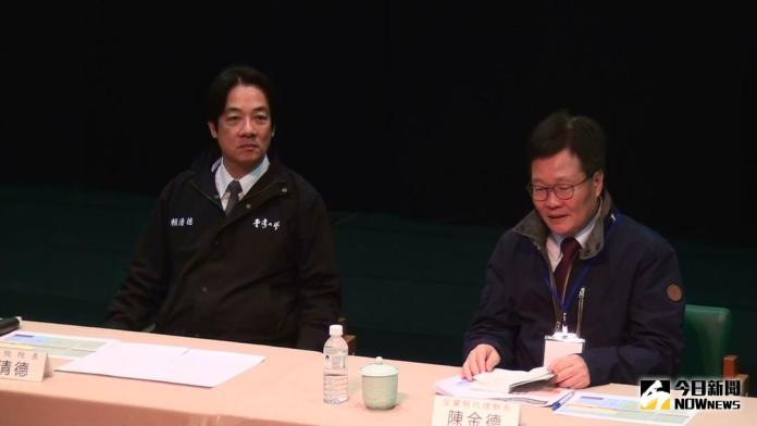 ▲行政院長賴清德與宜蘭縣代理縣長陳金德。（圖／記者李清貴攝 , 2017.12.08）