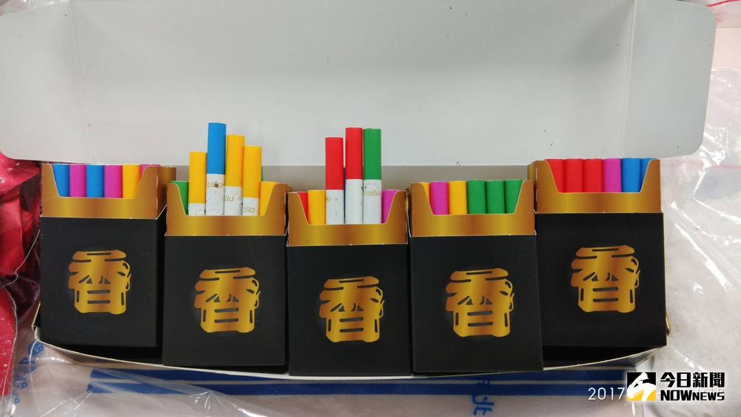 ▲近日常見於媒體之「彩虹菸」，經警方研判，疑似市購空菸管填充之偽劣菸品，將送請鑑驗機構鑑驗是否含有毒品成分。（圖／臺北市刑警大隊毒緝中心提供）