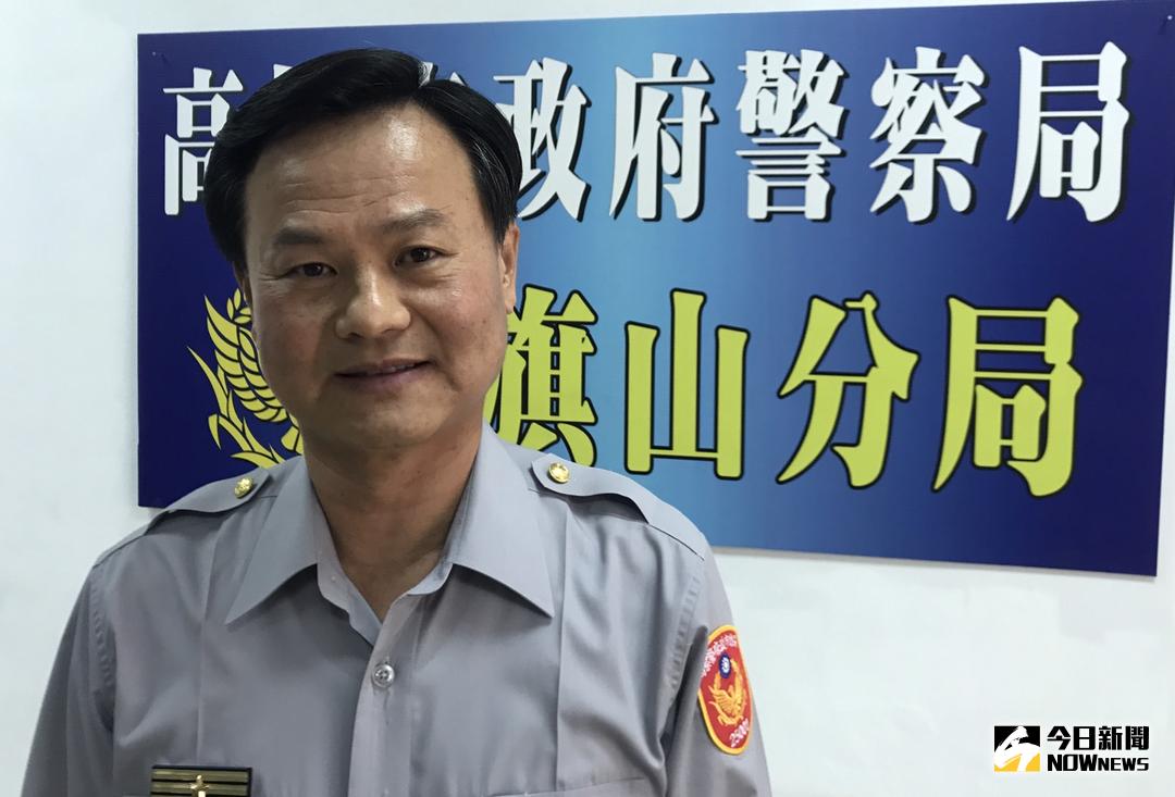 ▲旗山分局分局長陳錦坤強調，警方偵辦本案為，首例詐騙集團延伸版圖進行泰國人詐騙泰國人之跨國境犯罪。（圖／記者許薰方攝 ）
