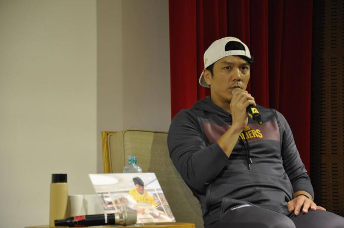 ▲中信兄弟球員周思齊分享他的棒球閱讀人生。（圖／神準國際提供）