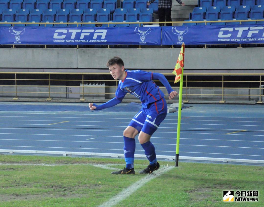 ▲中華男足新成員沈子貴\\(Will Donkin\\)（圖／鍾東穎攝 , 2017.11.03）