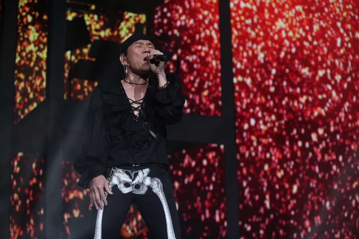 ▲歌迷不斷要趙傳演唱〈我是一隻小小鳥〉，趙傳以「我的老天鵝啊！」回應。（圖／旋風音樂提供 , 2017.12.03）