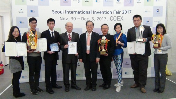 ▲台灣在「2017年南韓首爾國際發明獎」以107面獎牌，在參展的30個國家中奪下總成績第一。（圖／翻攝自台灣發明協會，2017.12.03）