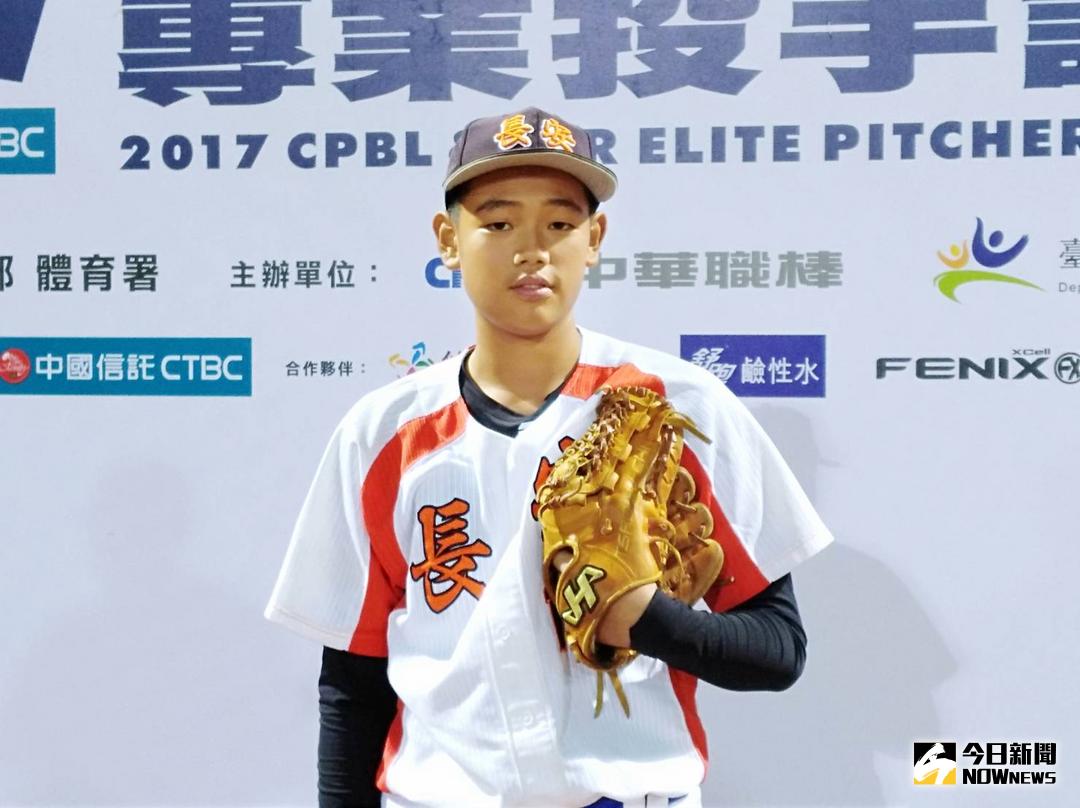 ▲曹竣崵之子曹祐齊。（圖／黃建霖攝）