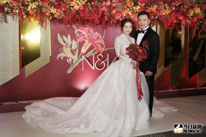 ▲江宏恩與Vanessa舉行婚禮。（圖／吳政璋攝，2017.12.02）