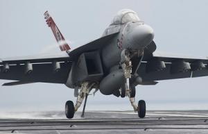 ▲F/A-18E超級大黃蜂戰機。〔圖／美國海軍〕