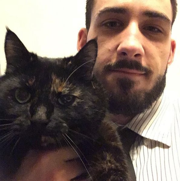 班表示，Baloo每天早上費盡心思送他禮物，實在讓他很暖心