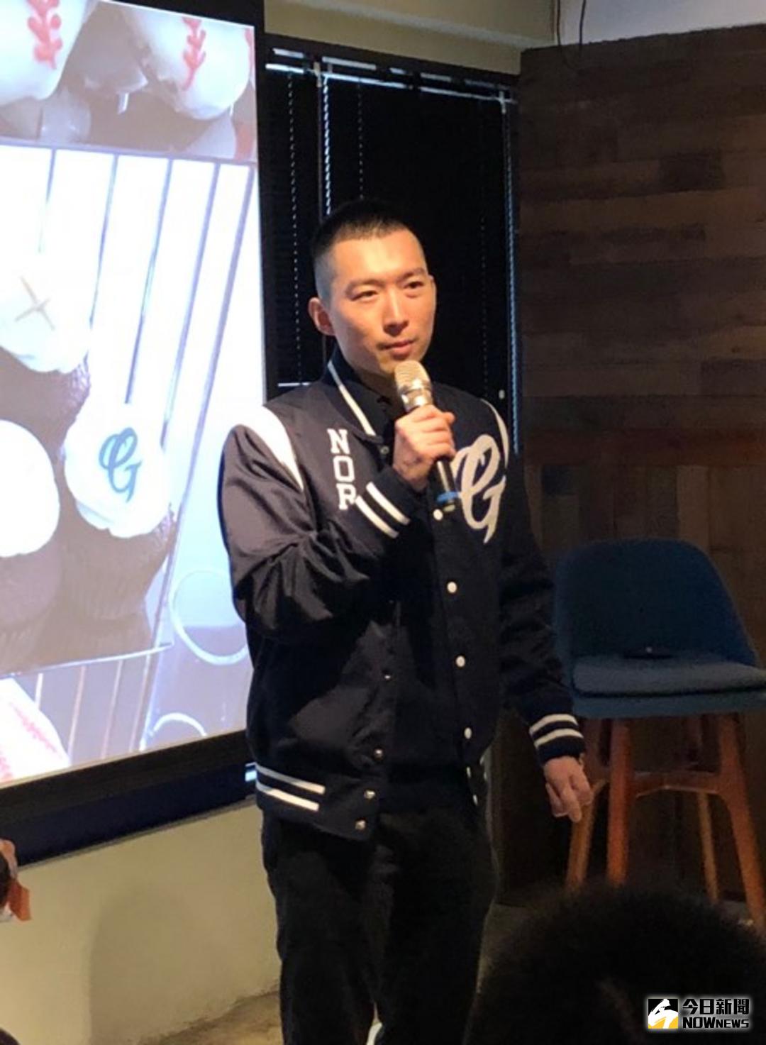 ▲富邦悍將領隊蔡承儒認為洋將優先議約權有改善空間。（圖／張育嘉攝）