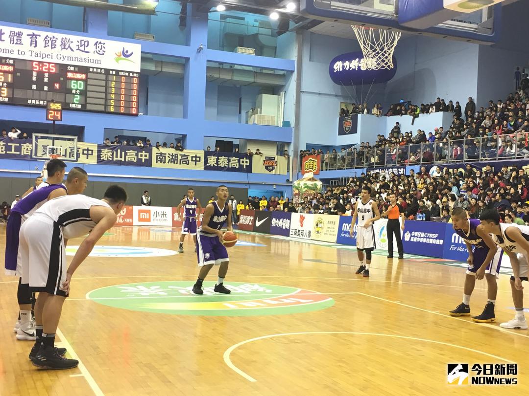 ▲東山高中主力前鋒邱子軒（圖／鍾東穎攝 , 2017.01.28）