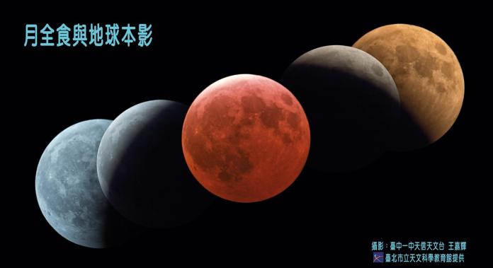 ▲本月31日將會出現難得一見的天文奇觀「超級藍色血月」。（圖／翻攝自臺北市立天文科學教育館）