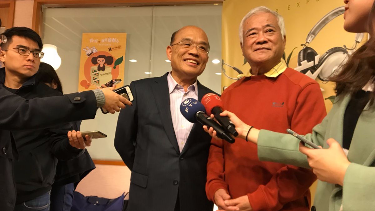 ▲民進黨祕書長洪耀福25日表示，蘇貞昌所推薦的立委吳秉叡在新北市跑得很認真。圖為蘇貞昌。（圖／超越基金會提供）