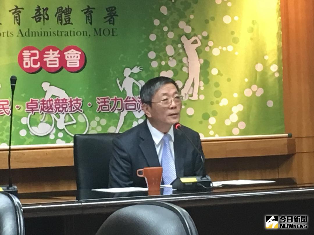 ▲體育署長林德福（圖／鍾東穎攝 , 2017.01.25）