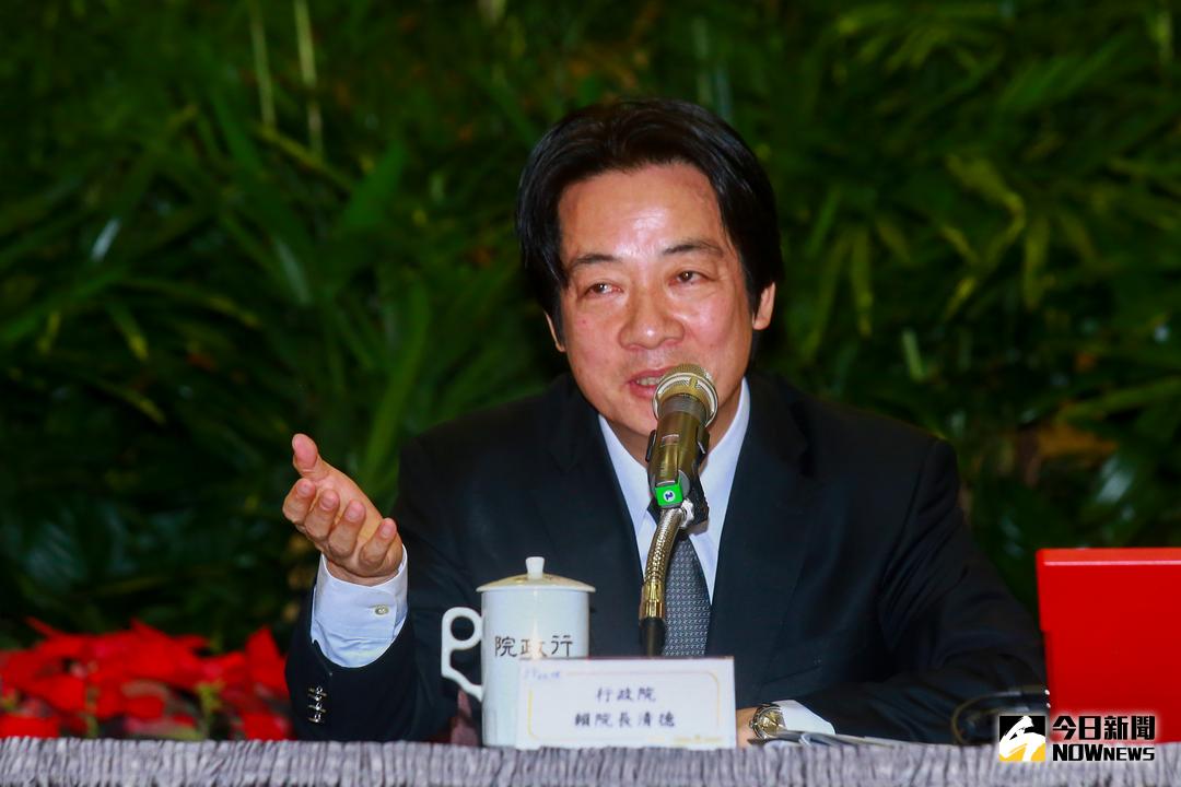 ▲行政院長賴清德表示，總統蔡英文政策方向正確，期勉行政團隊秉持「做實事」精神，務實面對下階段改革事項。（資料照／記者葉政勳攝）