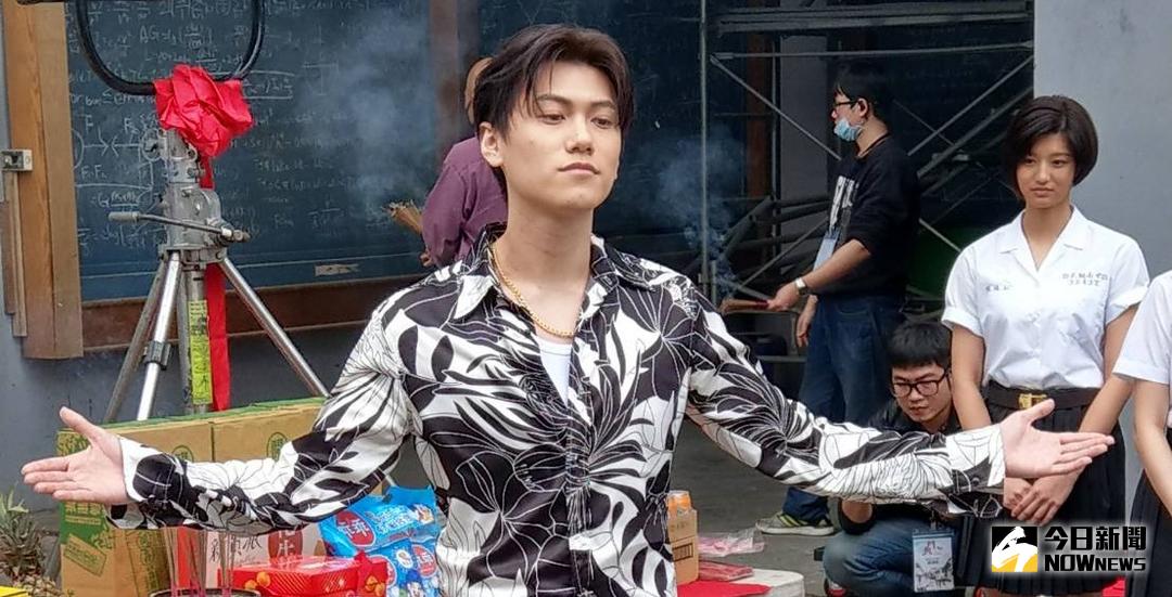 ▲毛弟這次演出大反派，與以往的陽光形象大不同。（圖╱記者翁新涵攝，2018.01.22）