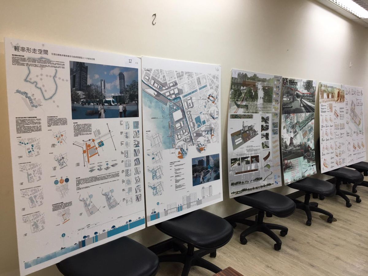 ▲「高雄環狀輕軌車站生活圈環境改造學生競圖」活動，優勝作品出爐。（圖／高市捷運局提供,2018.01.19）