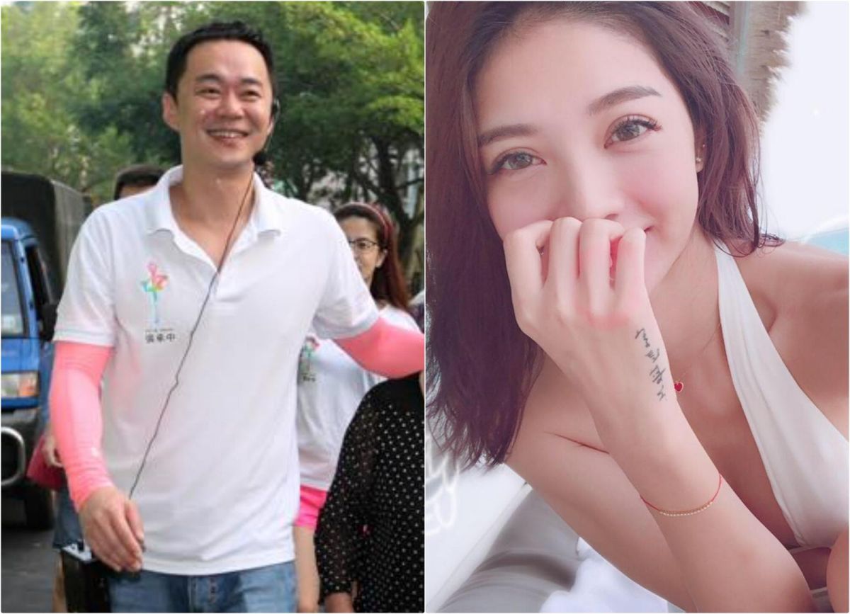 ▲阿中（左）與吳亞馨看電影被抓包。（圖／臉書 , 2018.1.17）