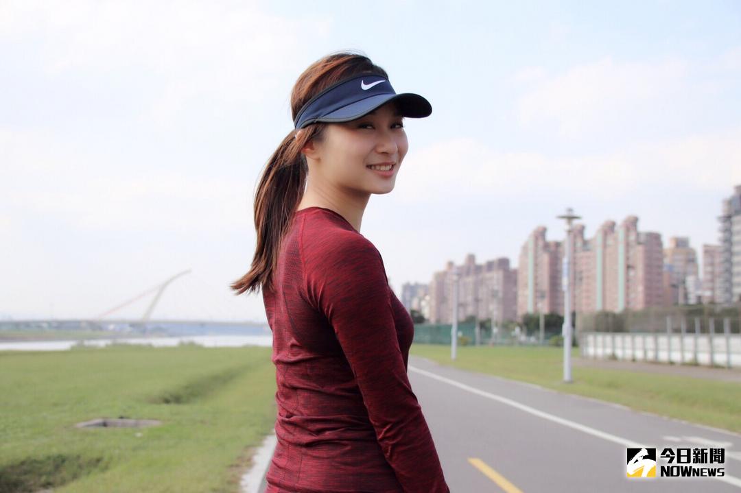 ▲新生代體育主播李逸涵喜歡透過跑步釋放壓力。（圖／記者林志儒攝）