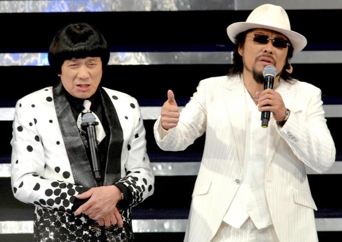 ▲張菲（右）和豬哥亮曾為了高凌風40周年演唱會合體「脫口秀」。（資料照）