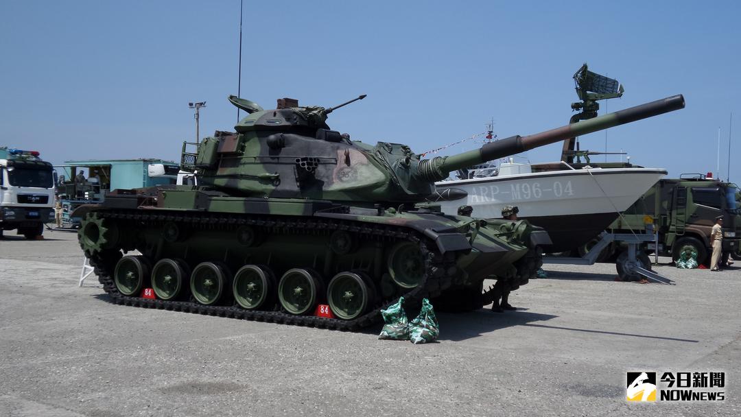 ▲國軍M60A3 TTS戰車。（圖／記者呂炯昌攝 ）