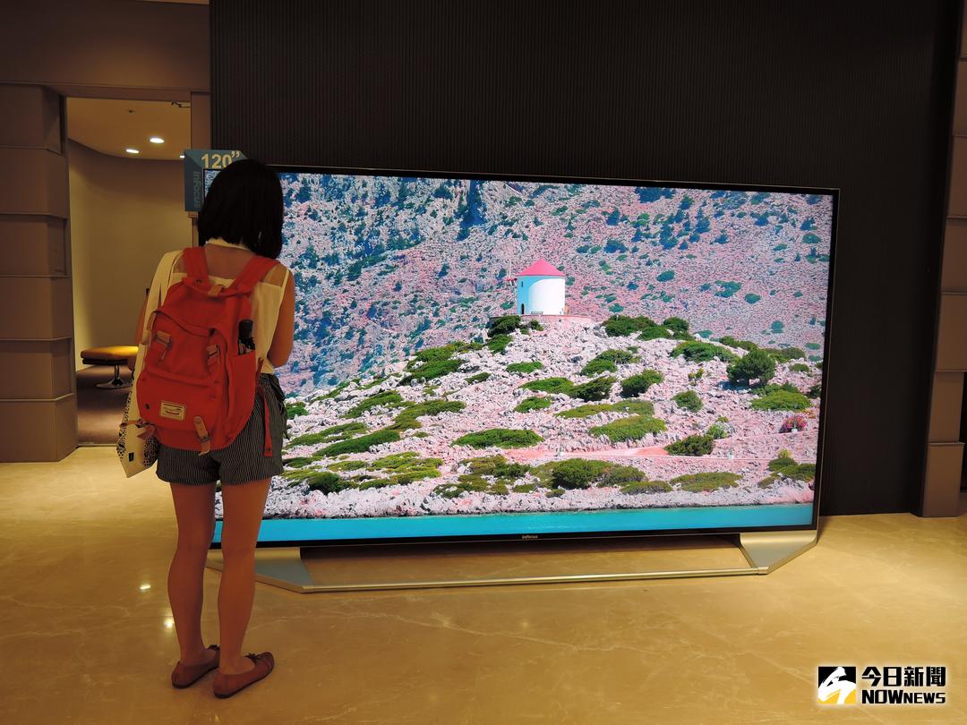 ▲在CES 2018大展中，QLED（量子點）電視與AMOLED電視兩大陣營持續角力，並正式將戰火從4K解析度延續至8K解析度。圖為示意圖（圖／NOWnews 資料照片）