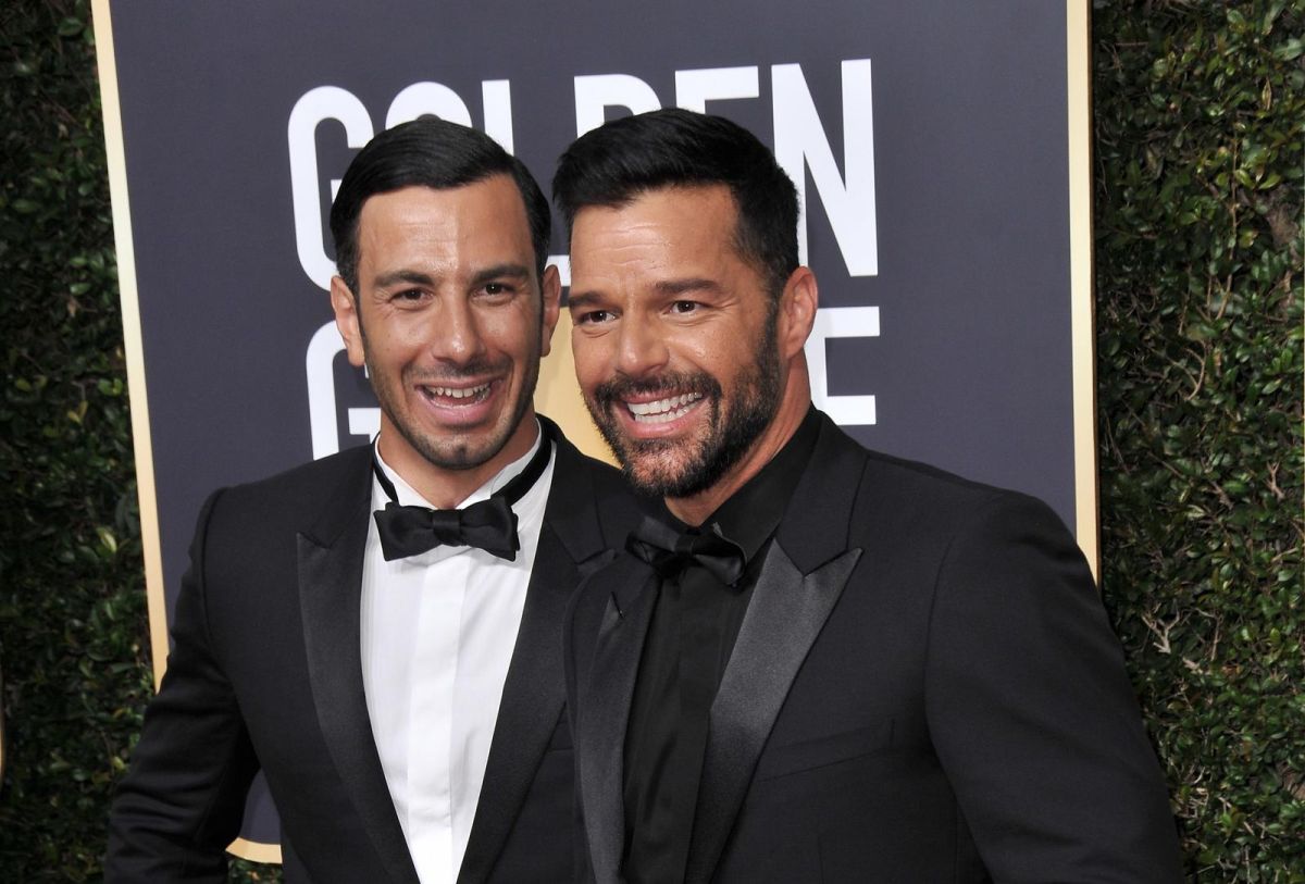 ▲瑞奇馬汀（右）與加萬約瑟夫一起出席金球獎。（圖／美聯社，2018.01.11）