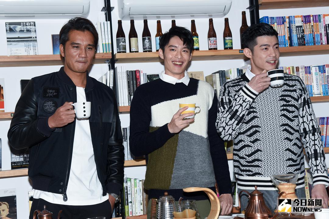 ▲馬志翔、曹佑寧、王柏傑出席《人際關係事務所》卡司發布媒體見面會。（圖／記者陳明安攝，2018.01.10）