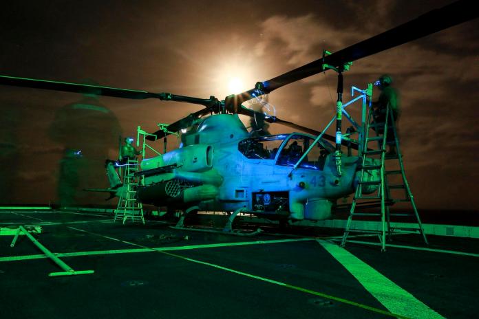 ▲美軍陸戰隊AH-1Z攻擊直升機。（圖／美軍陸戰隊）
