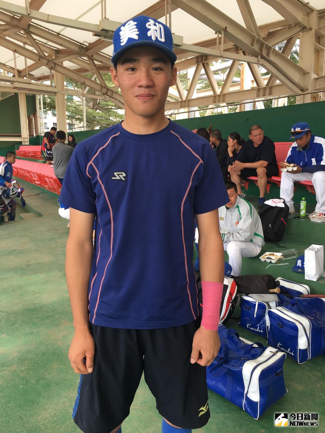 ▲美和高中張建鑫。（圖／鍾東穎攝 , 2017.01.07）