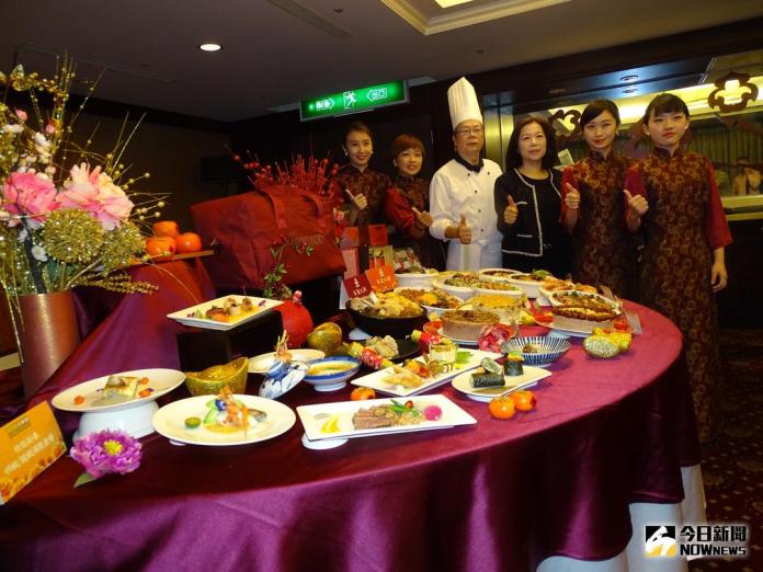 ▲台南大億麗緻酒店今年推出精緻年菜。（圖／記者黃文博攝，2018.01.05）