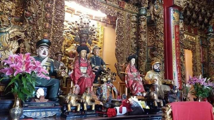 屏東枋寮東龍宮祭祀日本將軍。(圖/翻攝自屏東枋寮東龍宮粉專)