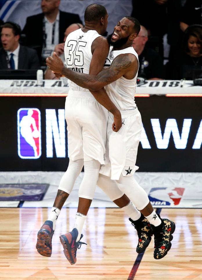 ▲LeBron James隊獲得明星賽勝利。（圖／美聯社／達志影像）