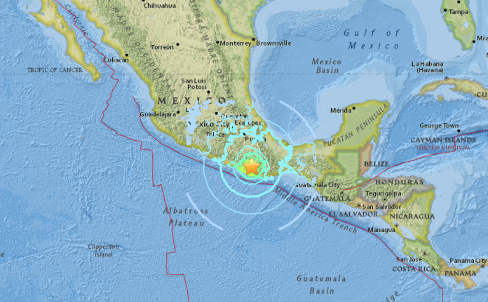 ▲ 7.2 強震襲墨西哥，劇烈搖晃房屋毀損。（圖／翻攝自 USGS ）