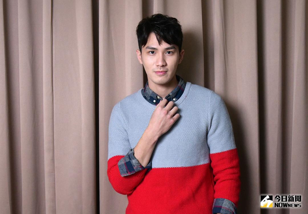 ▲宋亞倫在同志電影《紅樓夢》中飾演 12 男釵之一。（圖／記者陳明安攝，2018.2.18）