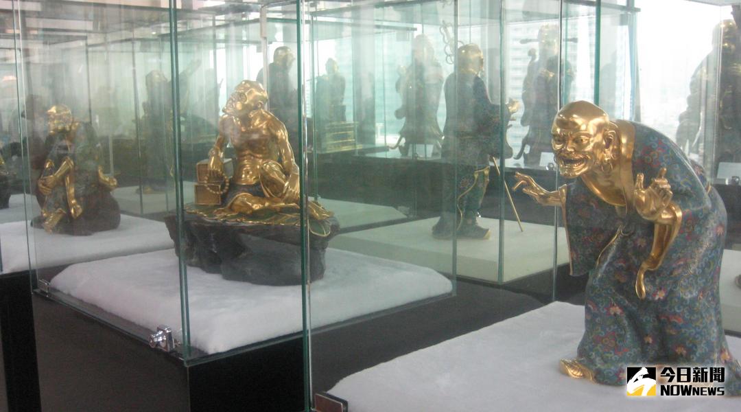 ▲大器內蘊文創藝術公司推出18羅漢迎新春文物展活動，值得對中華文物有興趣的民眾前往賞遊盛世締造的文化帝國。(圖／記者黃守作攝，2018.02.14)
