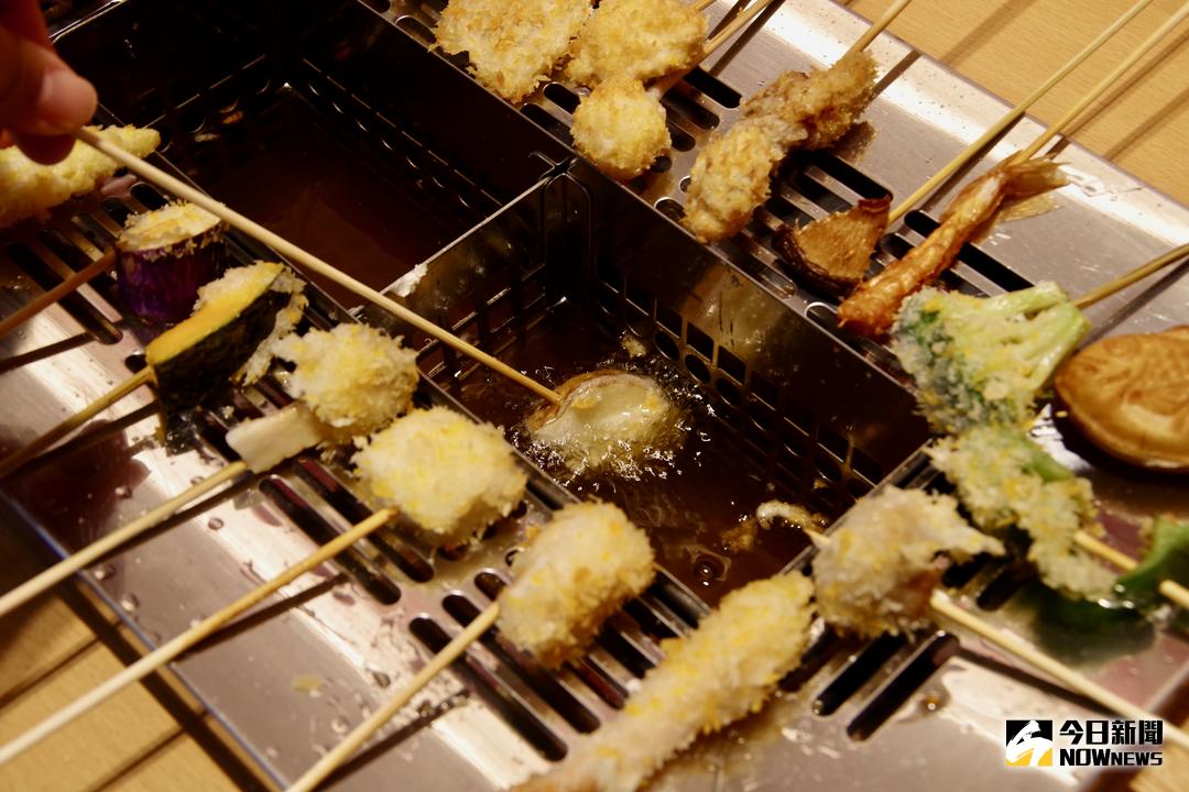 ▲日本知名連鎖串揚吃到飽店近日正式登陸台灣，首家分店進駐南港。（圖／記者陳致宇攝 , 2018.02.12）