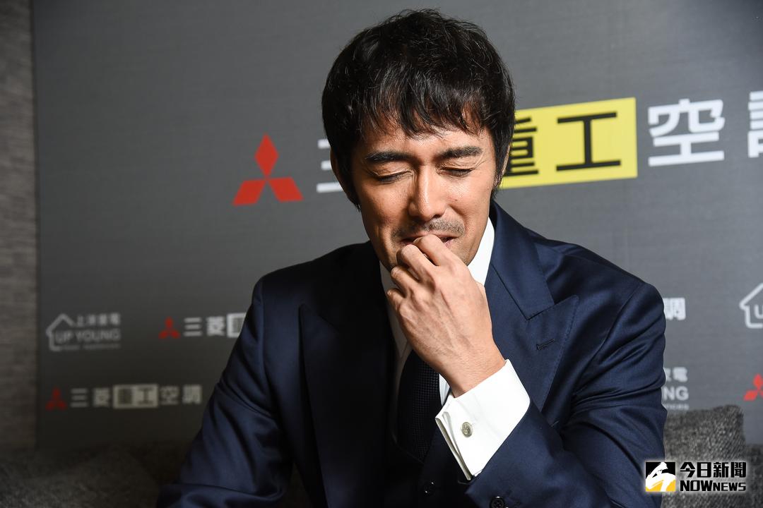 ▲ 阿部寬坦言太多密碼要記，常常忘掉。（圖／記者陳明安攝）